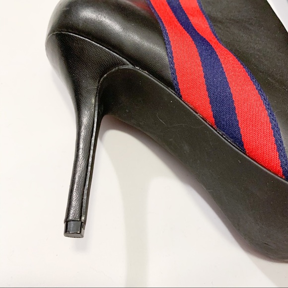 NWT Steve Madden Racing Stripe Bottie Heels - Picture 3 of 5